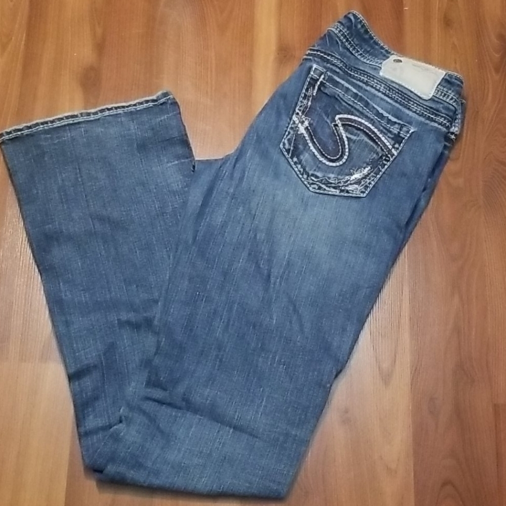 Silver Aiko Bootcut Jeans S29